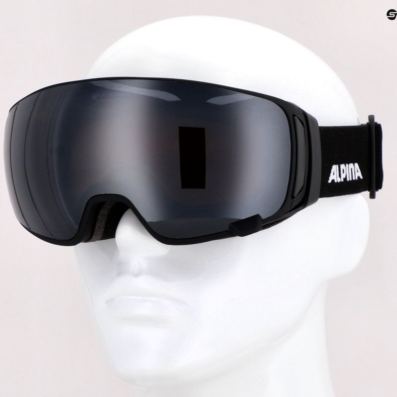 Ски очила Alpina Double Jack Mag Q-Lite black matt/mirror black 12