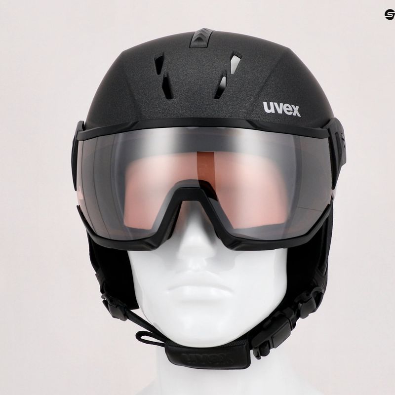 Ски каска UVEX Instinct Visor black 56/6/261/2003 17