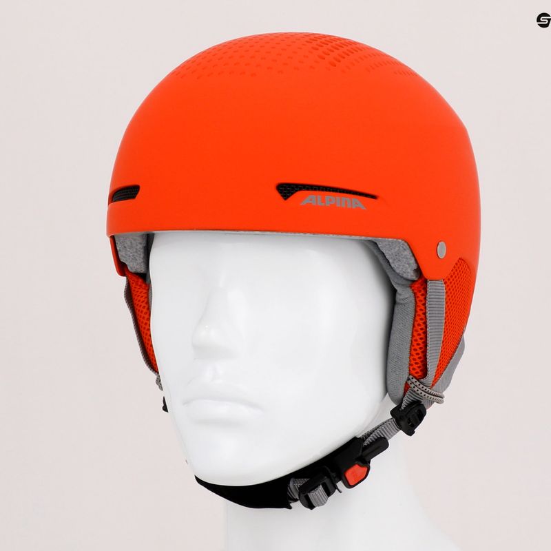 Детски ски каски Alpina Zupo pumpkin/orange matt 10