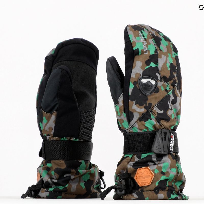 Детски ръкавици за сноуборд Level Fly Jr Mitt green 4001 7