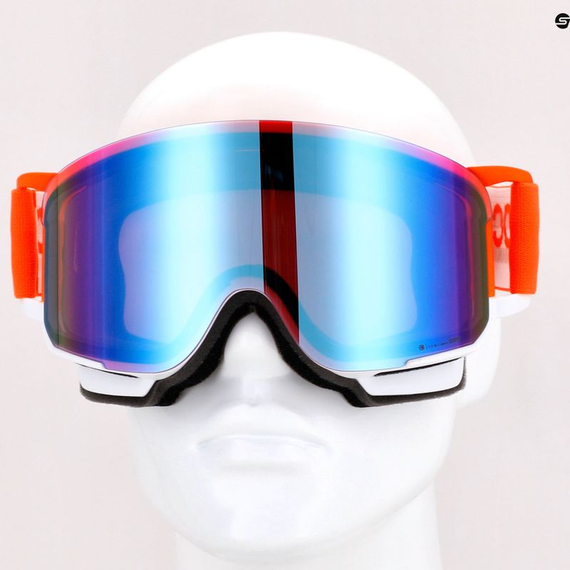 Очила за ски POC Nexal Clarity Comp fluorescent orange/hydrogen white/spektris blue 13