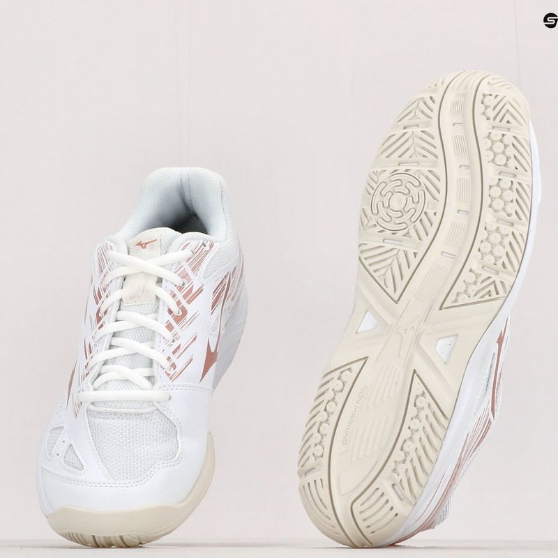Детски обувки за хандбал Mizuno Stealth Star C  бели X1GC2107K36 15