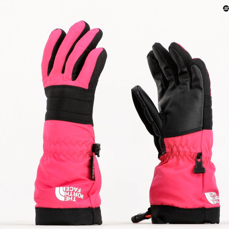 Детска ски ръкавица The North Face Montana Ski розово и черно NF0A7RHCND51 7