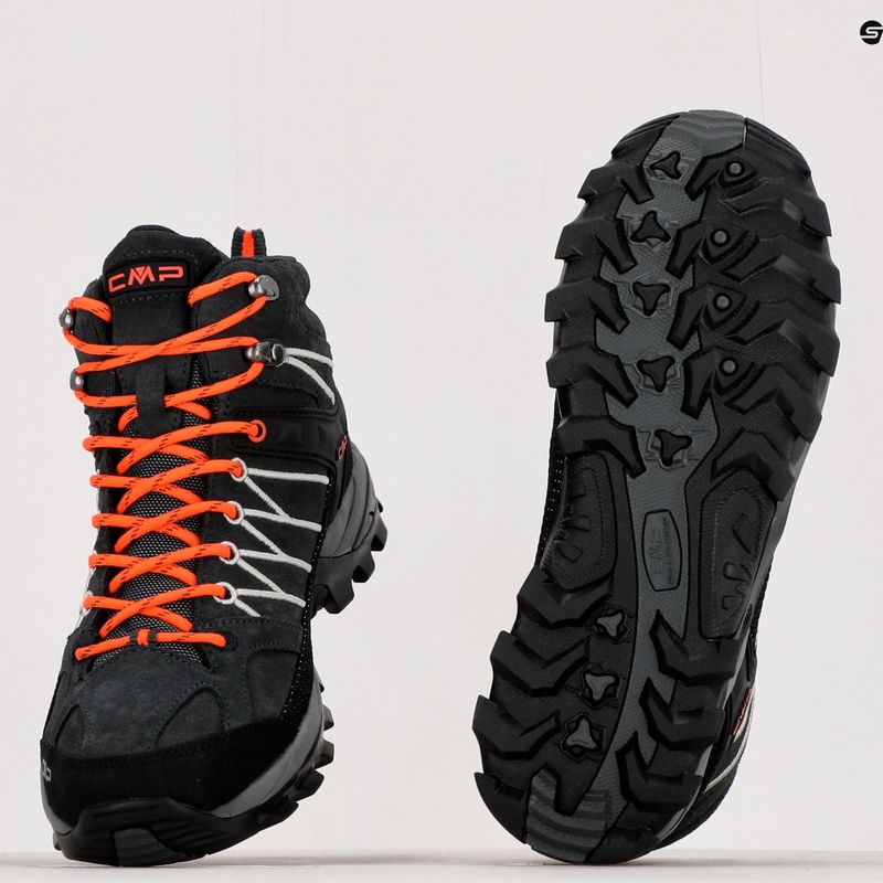 Мъжки ботуши за трекинг CMP Rigel Mid grey-orange 3Q12947 12