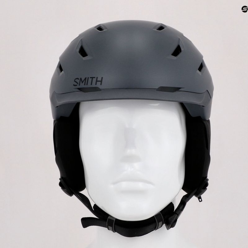 Ски каска Smith Level сива E00629 13