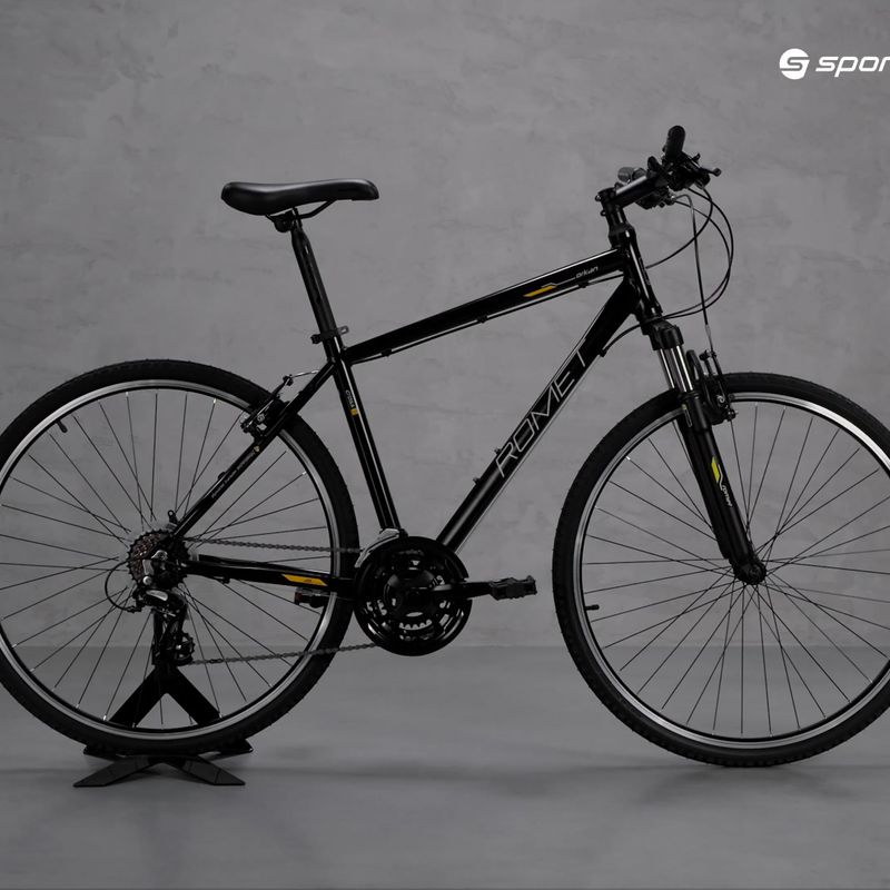 Фитнес велосипед Romet Orkan M black-gold 17