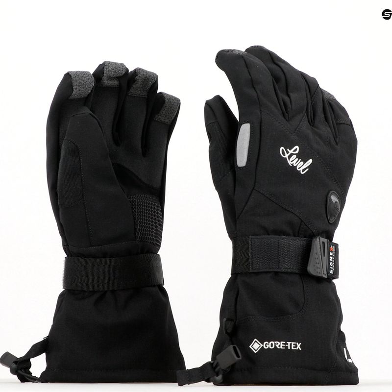 Дамски сноуборд ръкавици Level Half Pipe Gore Tex black 1021 6