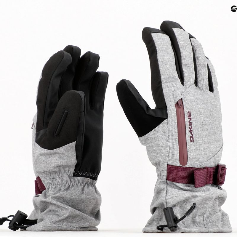 Дамски ръкавици за сноуборд Dakine Sequoia Gore-Tex Silver Grey 11