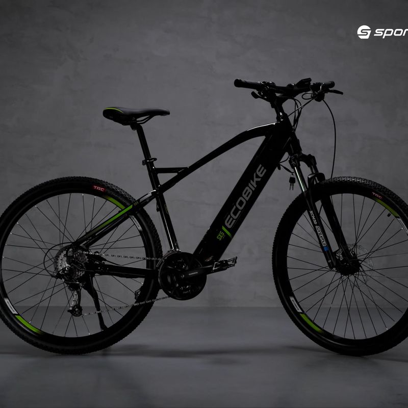 EcoBike SX5 36V 17.5Ah 630Wh черен електрически велосипед 25