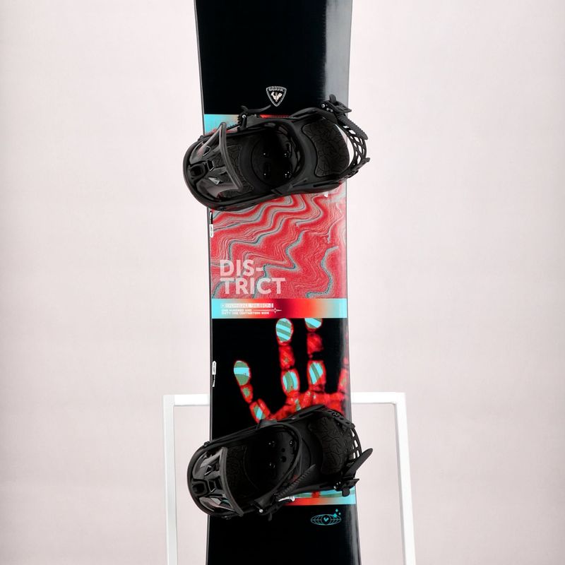 Сноуборд Rossignol District Infrablack Wide + Battle XL black/red 8