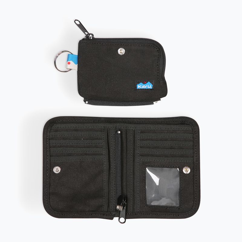 KAVU Zippy черен портфейл 4
