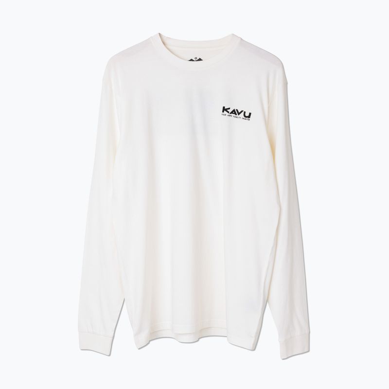 Мъжка блуза с дълъг ръкав KAVU Etch Art. off white