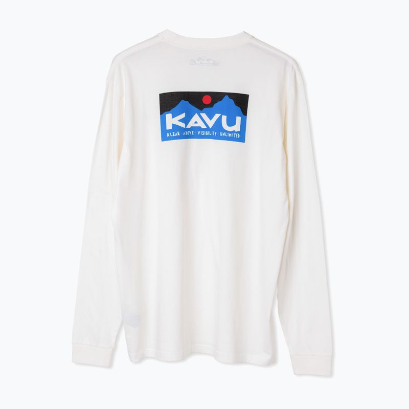 Мъжка блуза с дълъг ръкав KAVU Etch Art. off white 2