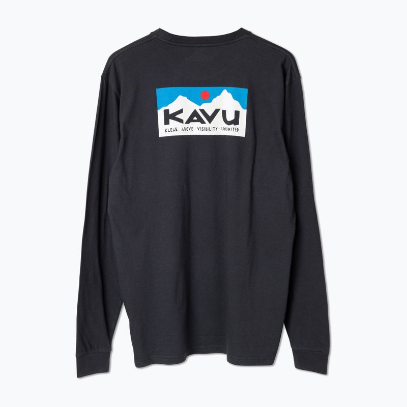 Мъжка блуза с дълъг ръкав KAVU Etch art black 2