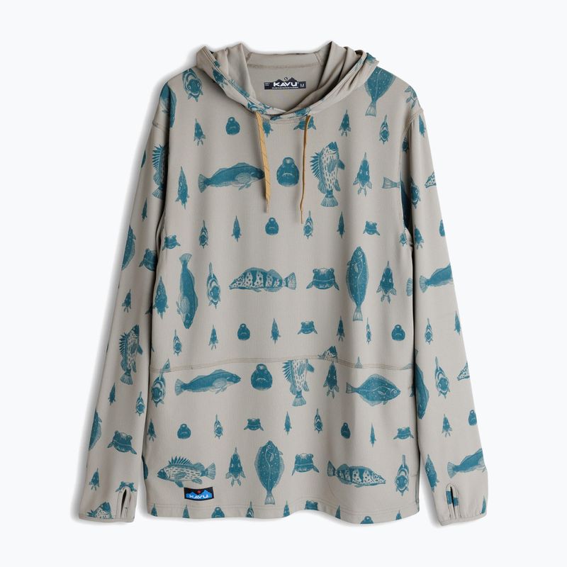 KAVU Sol Hoodie fish the line за мъже