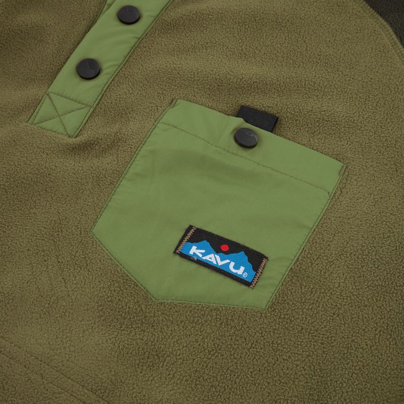 Мъжки суитшърт от полар KAVU Teannaway evergeen 3