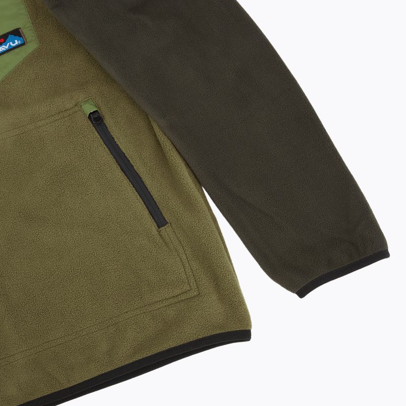 Мъжки суитшърт от полар KAVU Teannaway evergeen 4