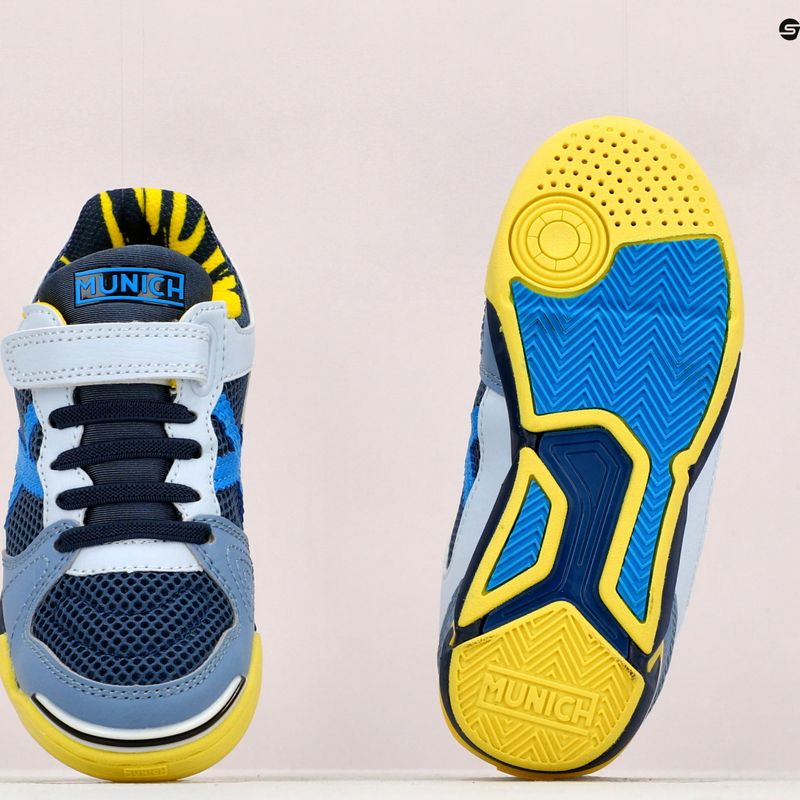 Детски футболни обувки MUNICH One Kid Vco сиви 12