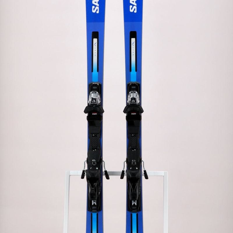 Salomon S Race GS 10 + M12 GW синьо-бели ски за спускане L47038300 15