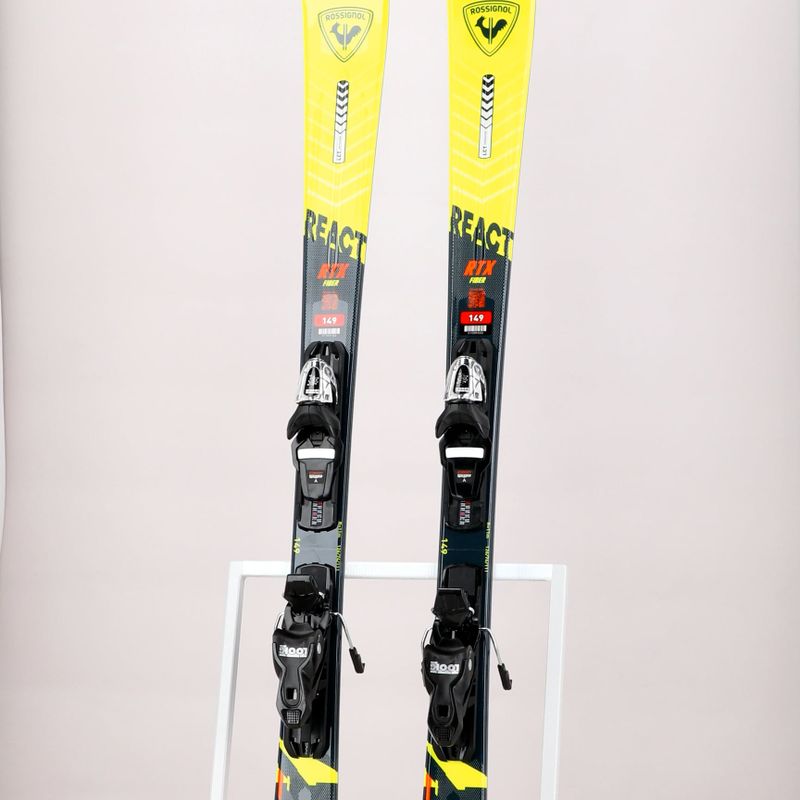 Ски за спускане Rossignol React RTX + Xpress 10 GW yellow/black 13