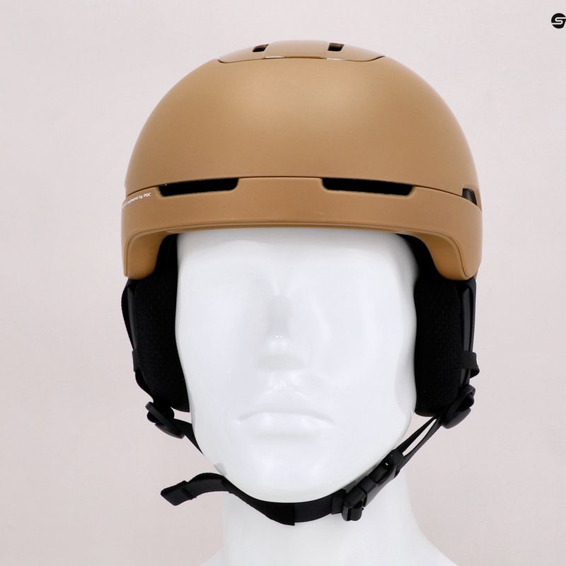 Ски каска POC Obex MIPS aragonite brown matte 9