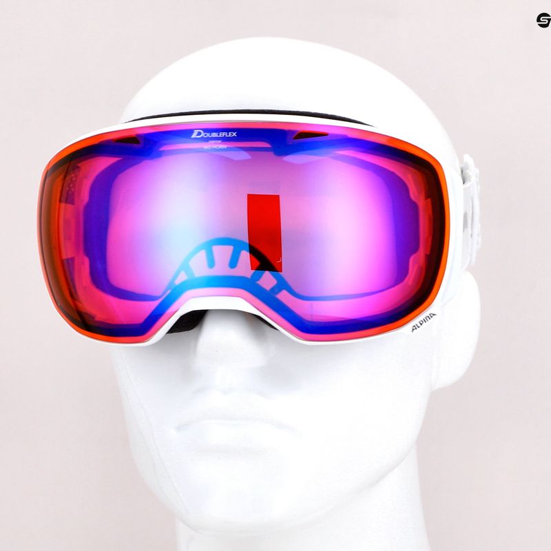 Очила за ски Alpina Big Horn HM white/hm blue sph 5