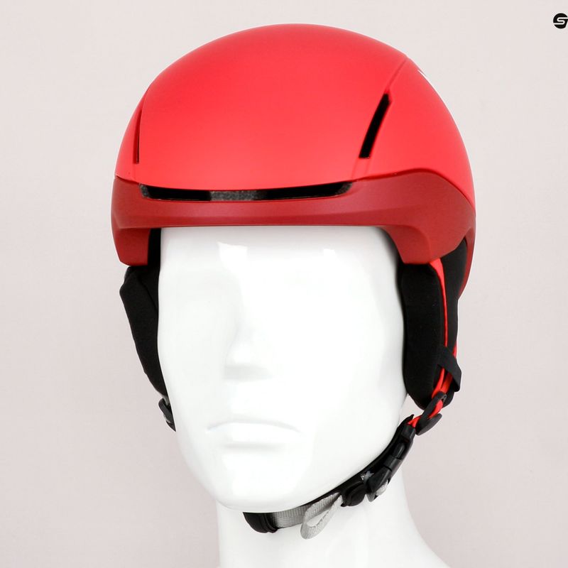 Детски ски каски Dainese Scarabeo Elemento metallic red/white logo 9