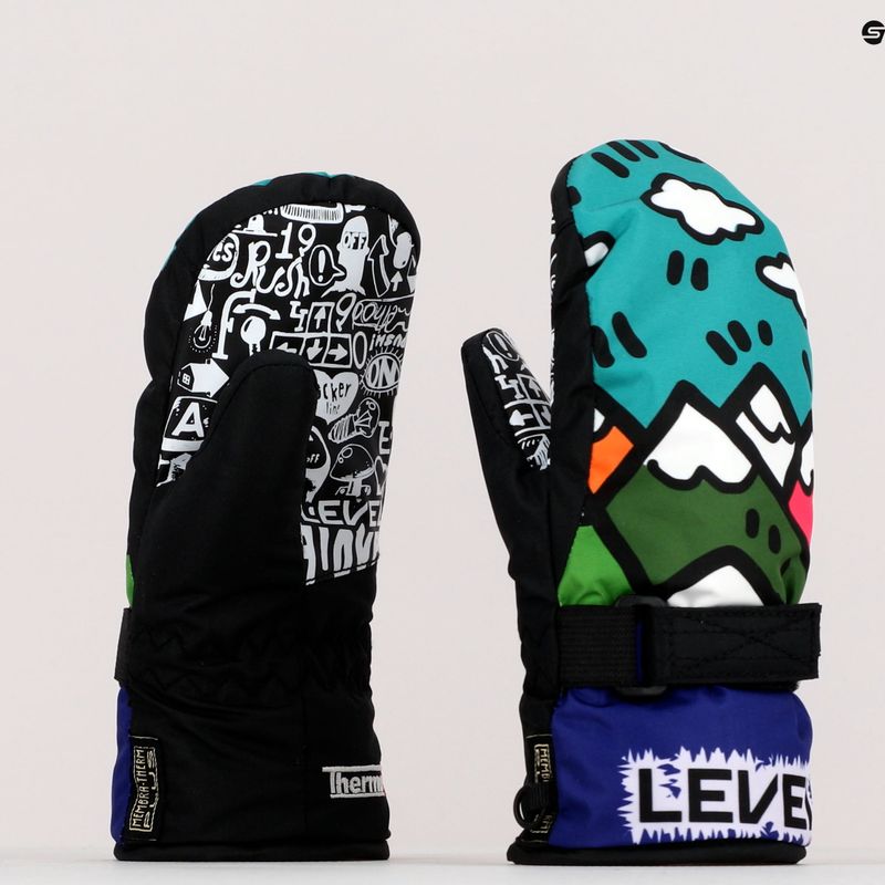 Level Junior Mitt детски ски ръкавици лилави 4152JM 11