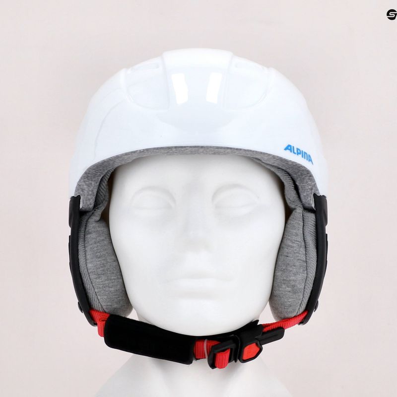 Детски ски каски Alpina Carat white/red/blue 9