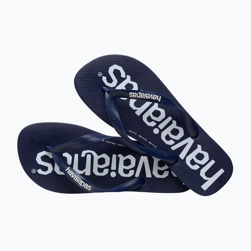 Havaianas Top Logomania джапанки тъмно синьо H4144264 11