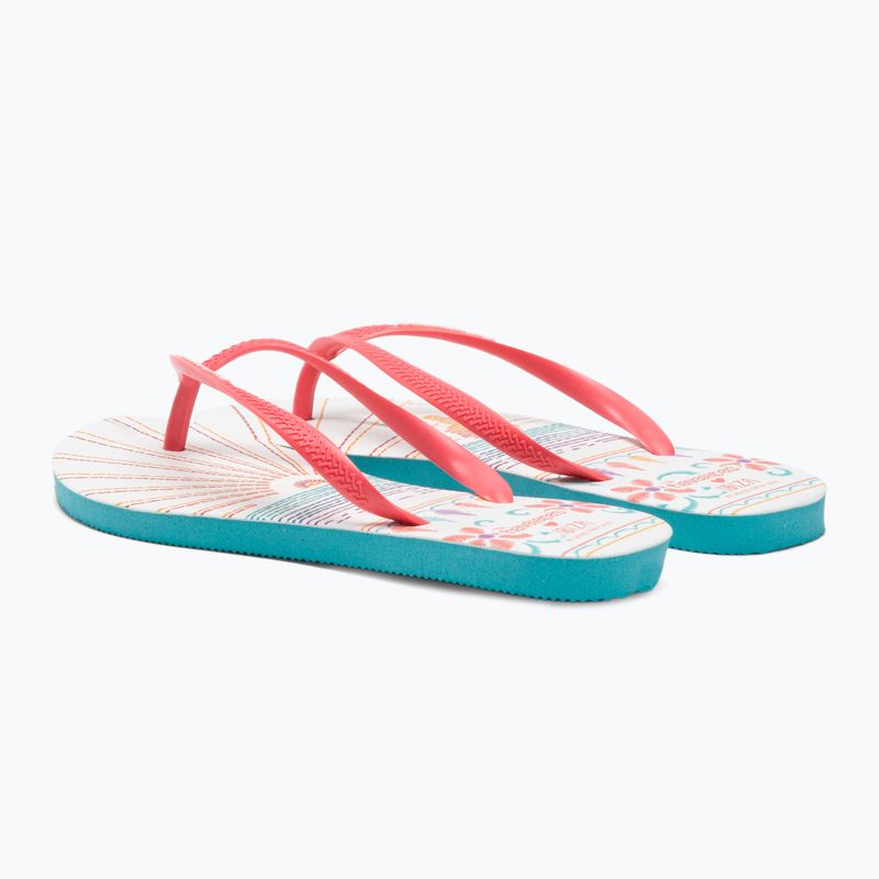 Джапанки Havaianas Slim Local Soul Ibiza за жени червено/синьо/оранжево 3