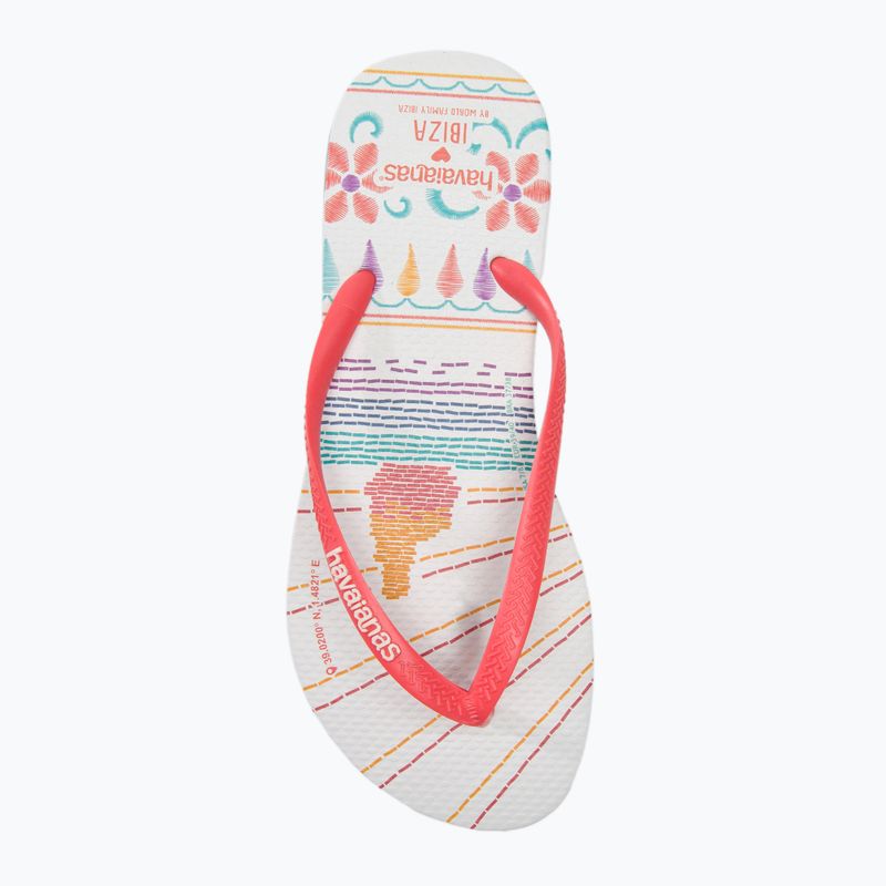 Джапанки Havaianas Slim Local Soul Ibiza за жени червено/синьо/оранжево 6