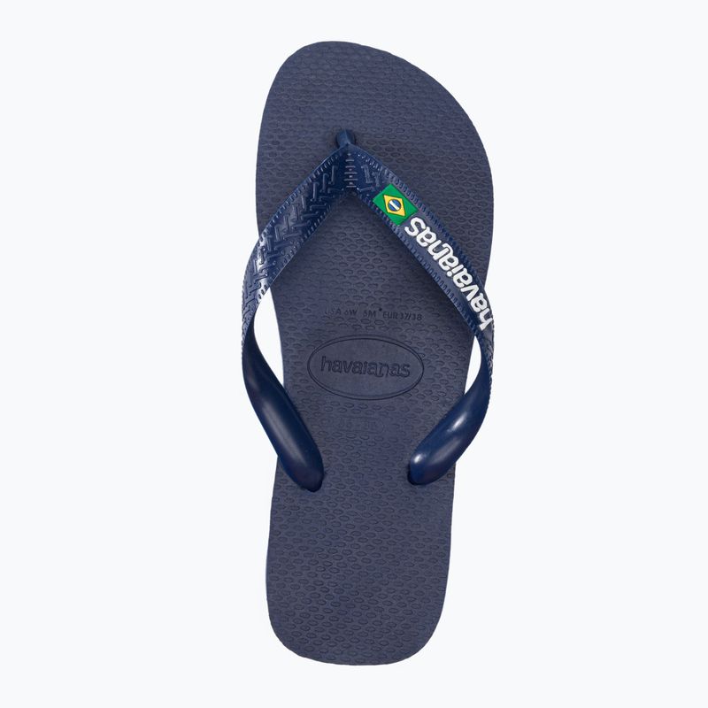 Япония Havaianas Brazil Logo granatowe H4110850 6