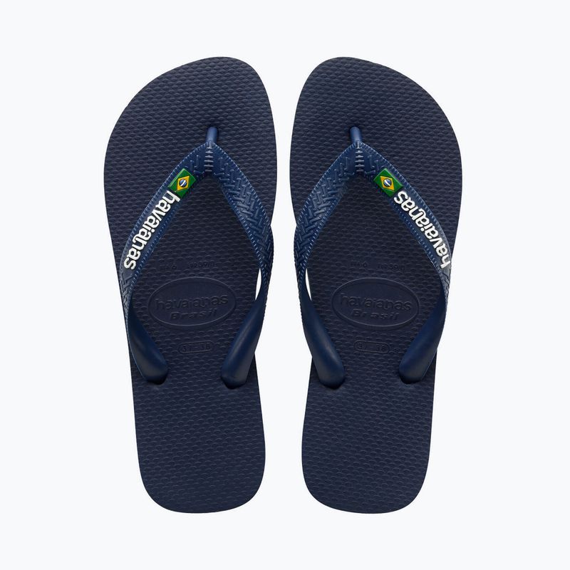 Япония Havaianas Brazil Logo granatowe H4110850 10