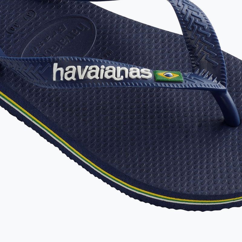 Япония Havaianas Brazil Logo granatowe H4110850 12