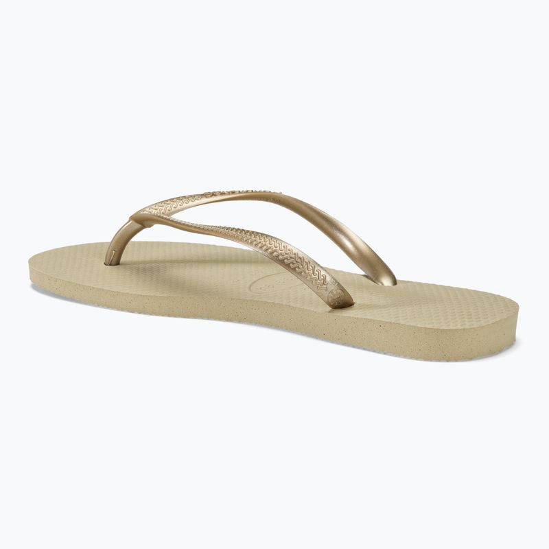 Дамски джапанки Havaianas Slim sand grey / light golden 3