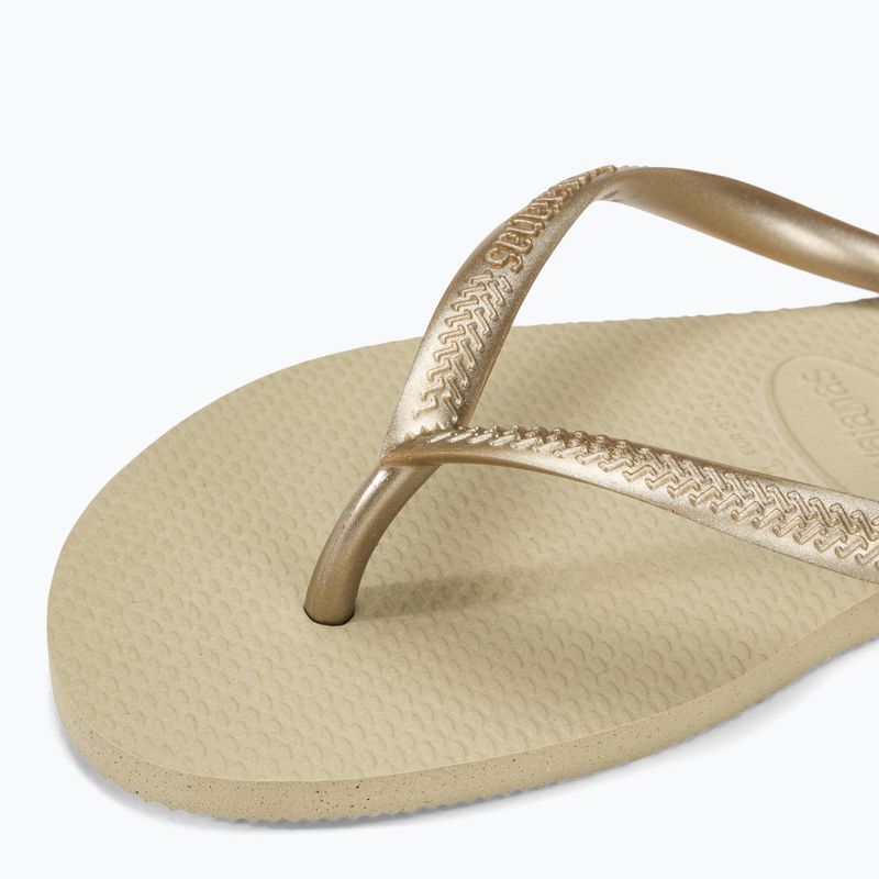 Дамски джапанки Havaianas Slim sand grey / light golden 7