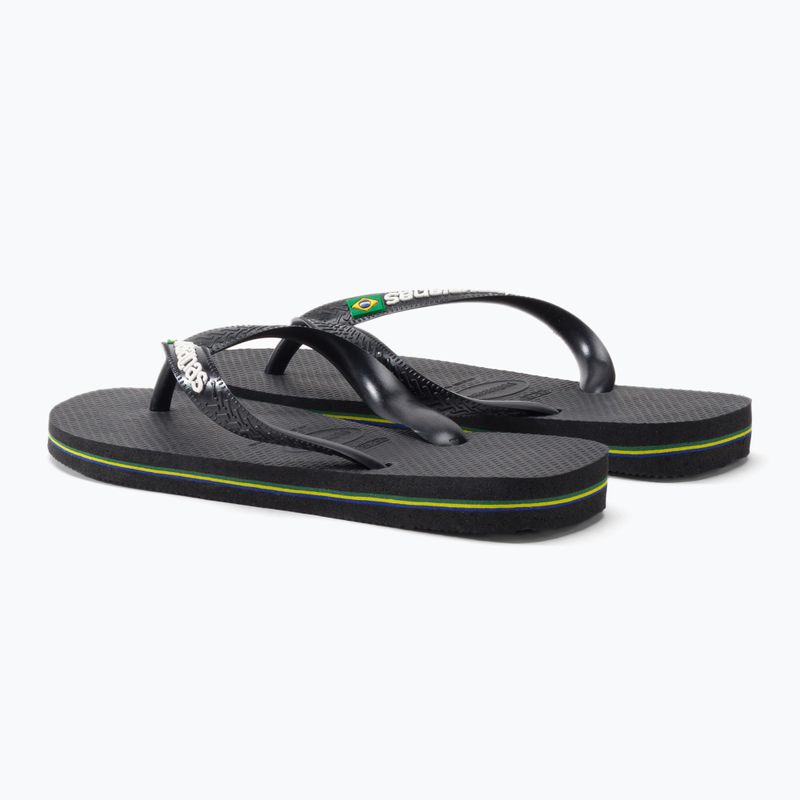 Япония Havaianas Brasil Logo czarne H4110850 3