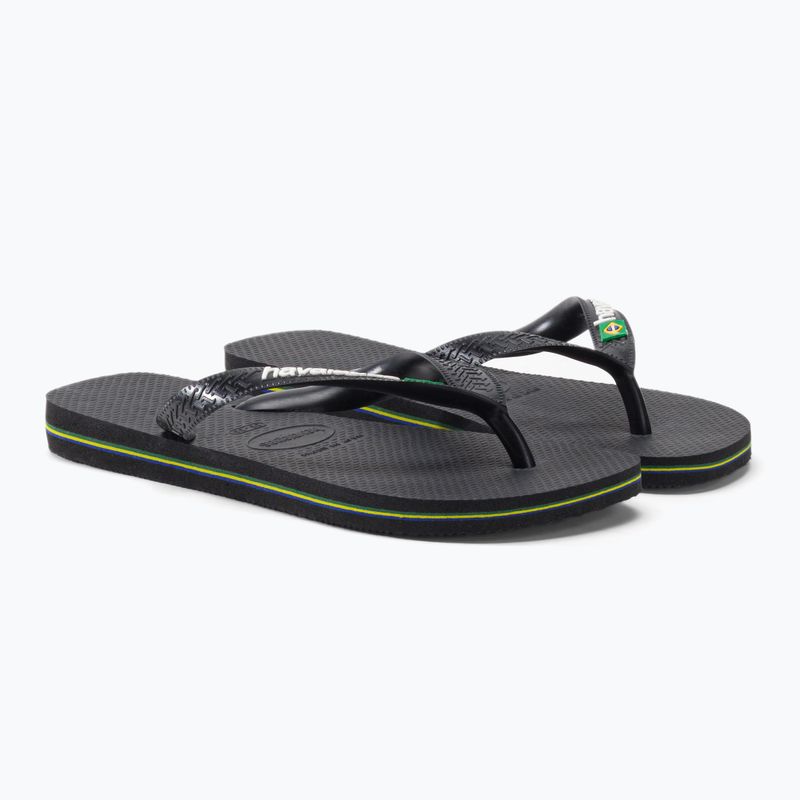 Япония Havaianas Brasil Logo czarne H4110850 5