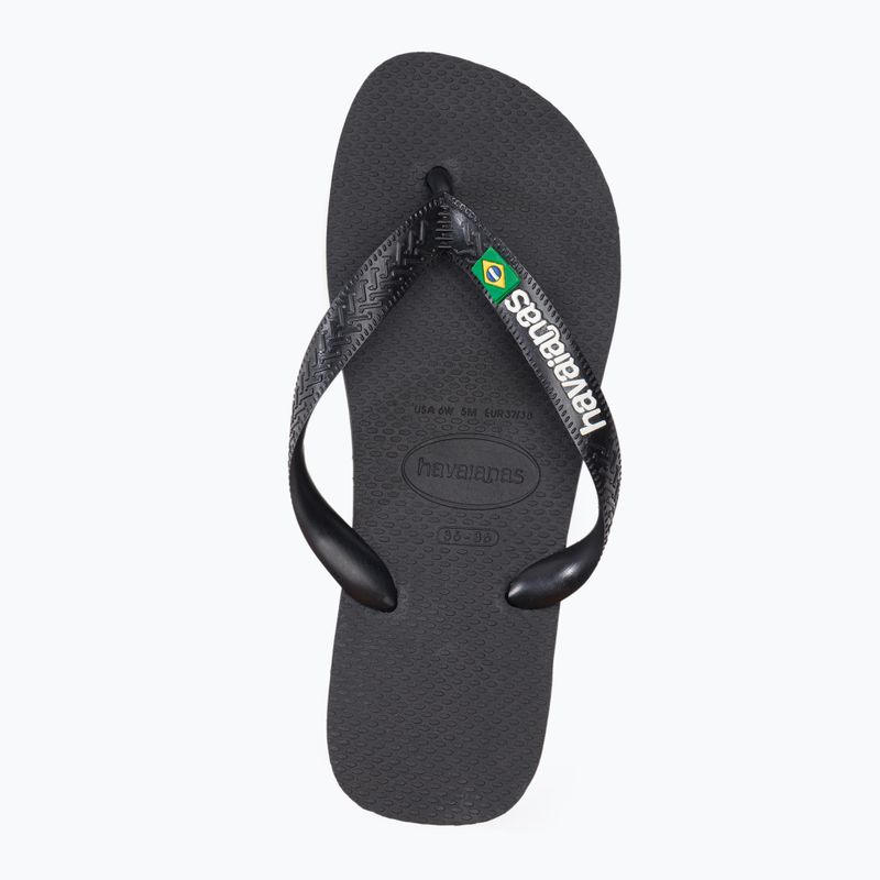 Япония Havaianas Brasil Logo czarne H4110850 6
