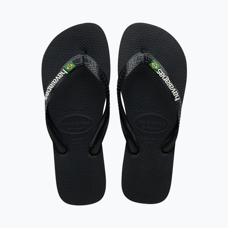 Япония Havaianas Brasil Logo czarne H4110850 10