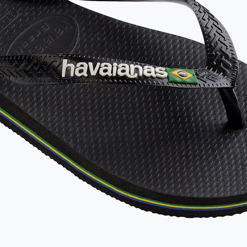 Япония Havaianas Brasil Logo czarne H4110850 12