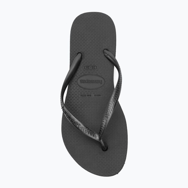 Дамски джапанки Havaianas Slim Platform black 5