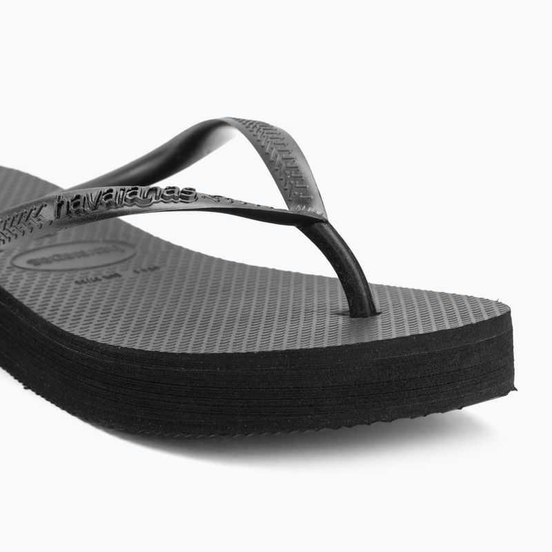 Дамски джапанки Havaianas Slim Platform black 7