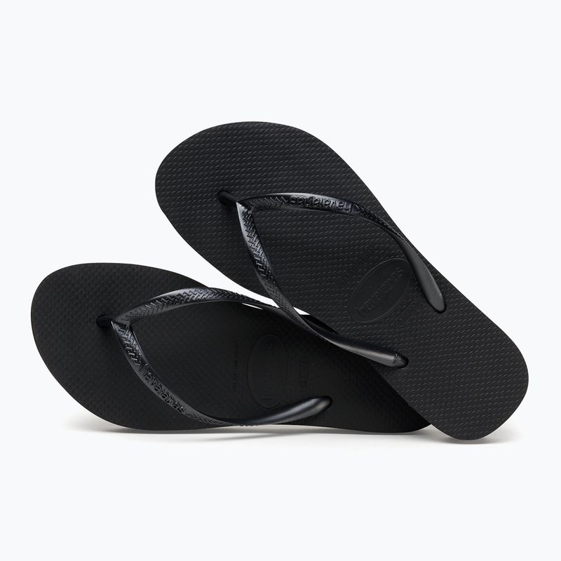 Дамски джапанки Havaianas Slim Platform black 4