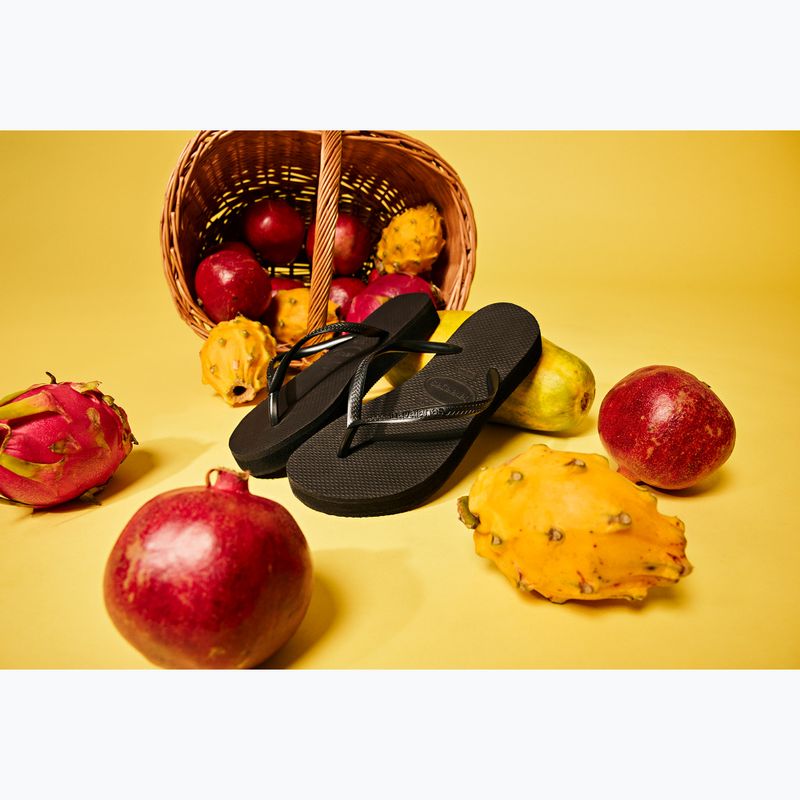 Дамски джапанки Havaianas Slim Platform black 7