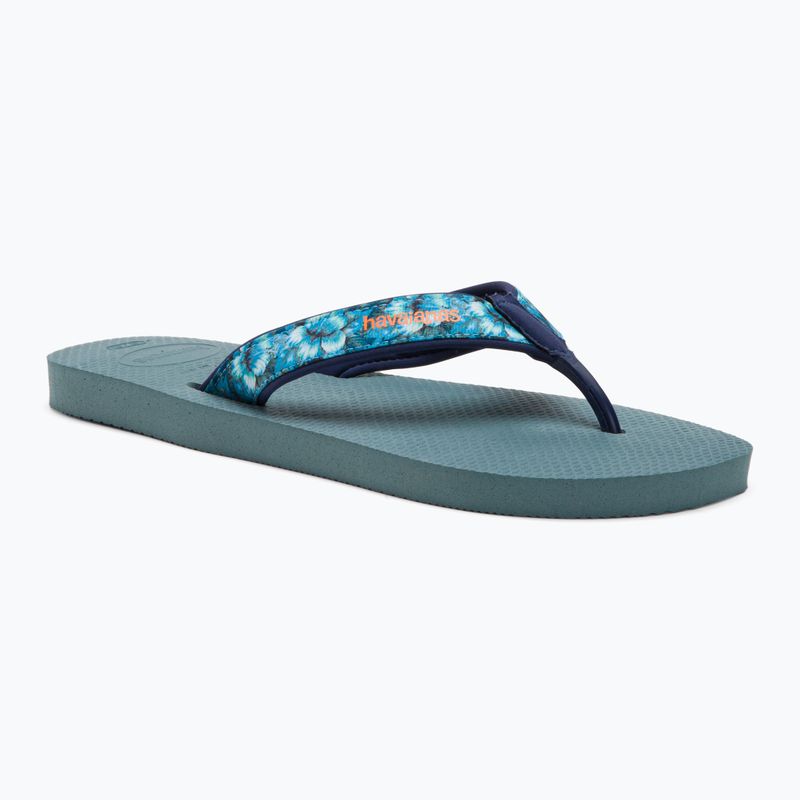 Мъжки джапанки Havaianas Surf Material silver/blue