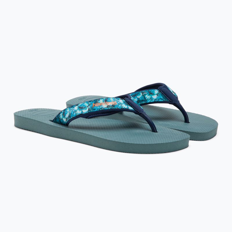 Мъжки джапанки Havaianas Surf Material silver/blue 4