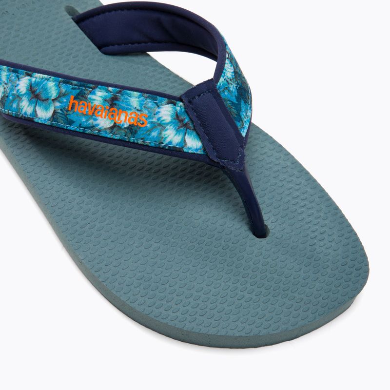 Мъжки джапанки Havaianas Surf Material silver/blue 7