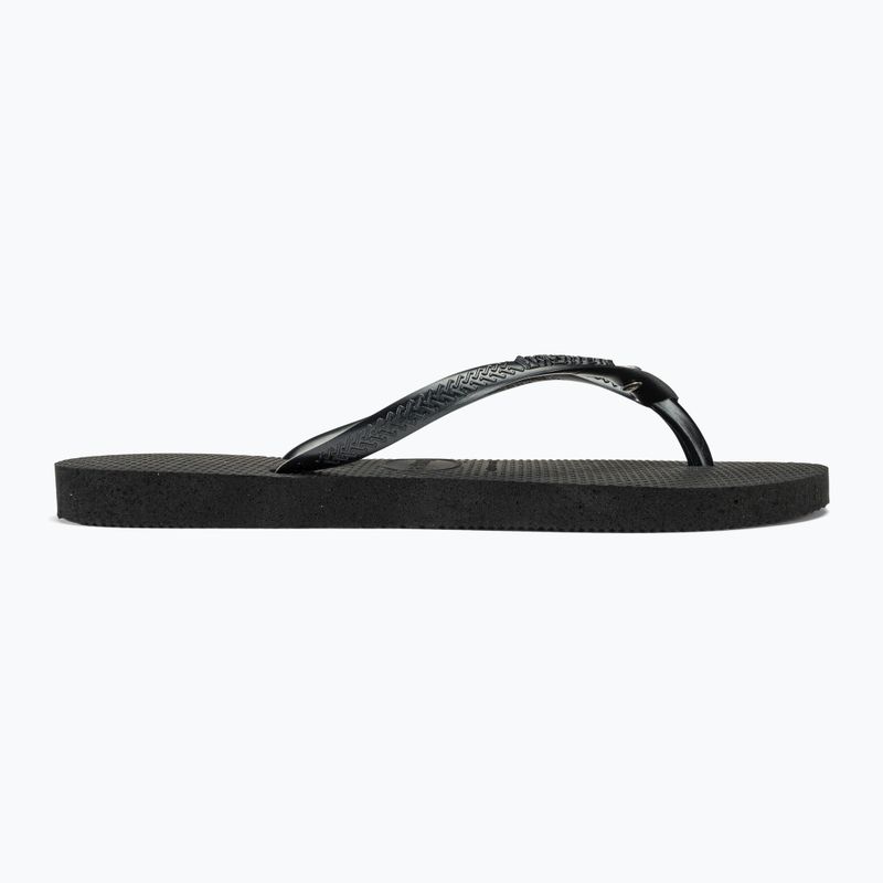 Дамски джапанки Havaianas Slim Crystal Sw II black 2